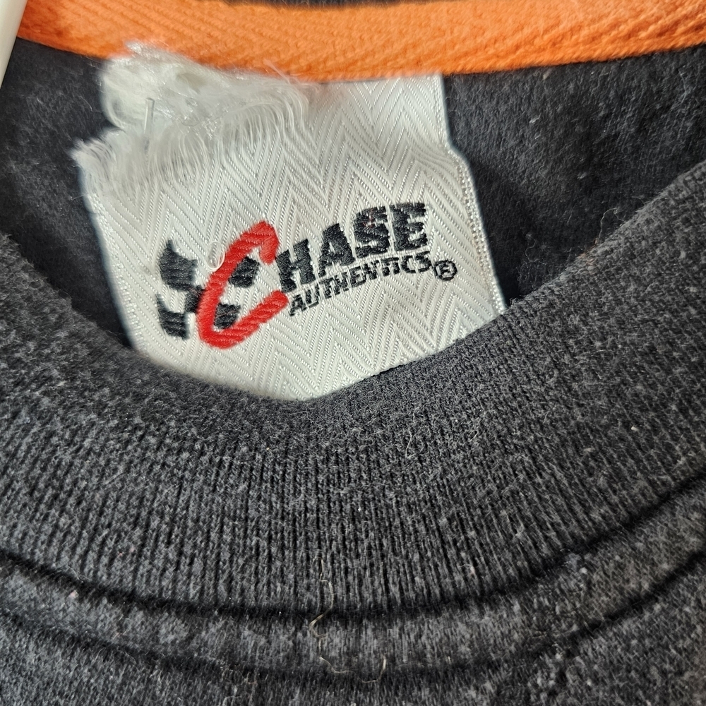 Vintage NASCAR Sweatshirt Stewart 20 Chase Authentics Black Men's Crewneck large - Picture 3 of 8